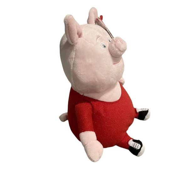 Ty Beanie Babies Gunter Pig Sing Movie 7" Tall Universal Studios New With Tags - Picture 5 of 8